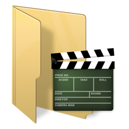 Folder Movies Icon 256x256 png